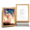 Calming Glow Cat Moon Lamp for Kids