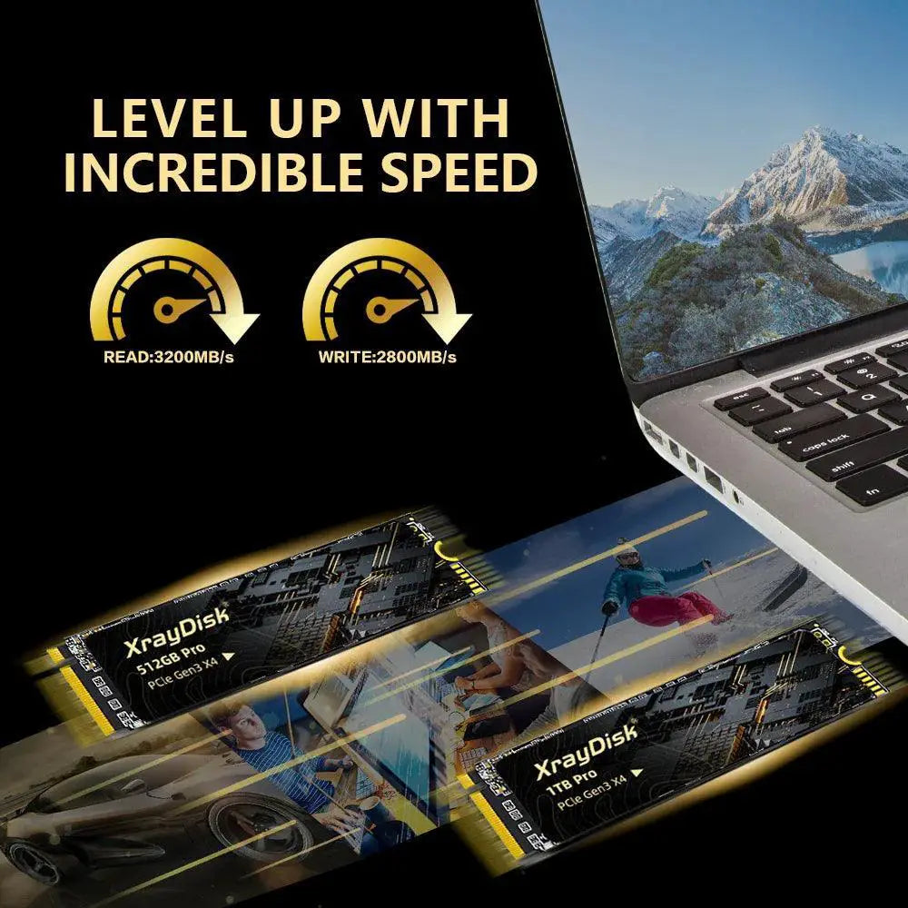 XrayDisk M2 SSD Unleash Gaming Power With Lightning Speeds
