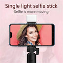 Selfie Stick Tripod - Bluetooth Remote With Led