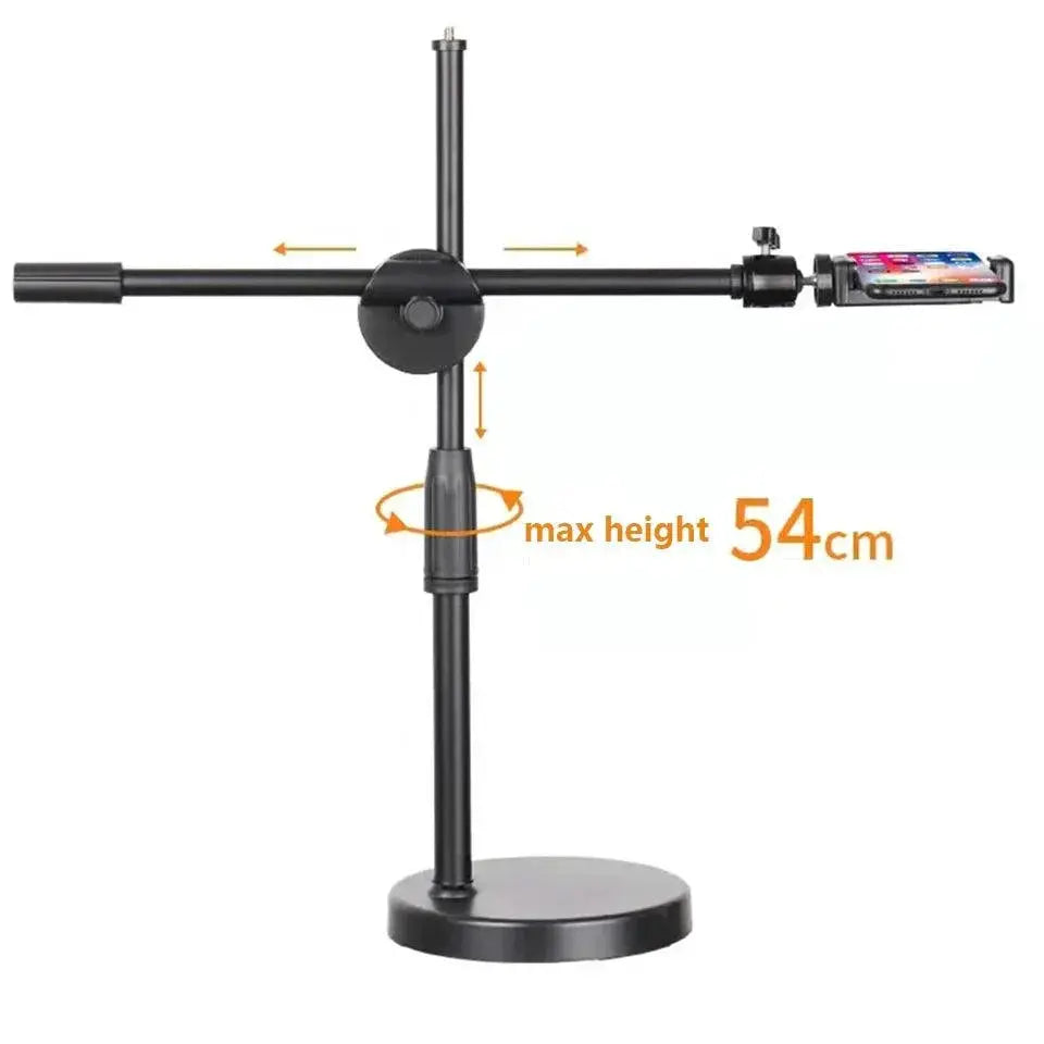 Nail Art Photography Stand With Ring Light For Illumination