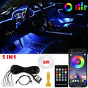 LED Car Ambient Lights Bluetooth RGB
