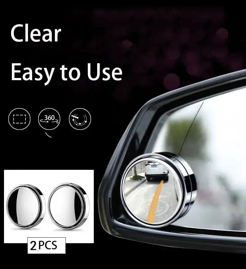 360 Degree Adjustable Convex Blind Spot Mirror Car Safety