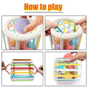 Shape Sorting Toy for Kids Math Skills