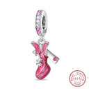 Sterling Silver Heels Lipstick Camera