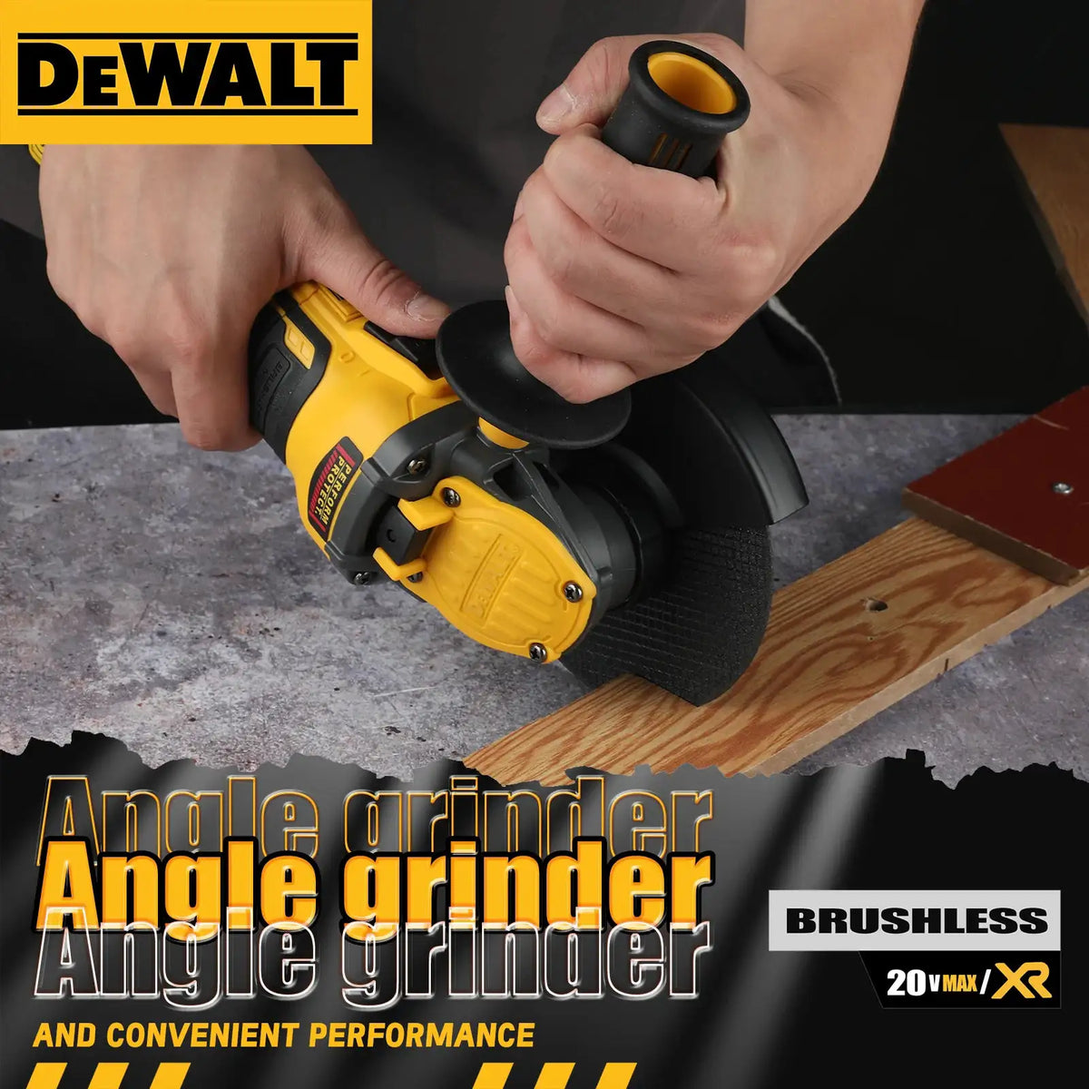 20V Brushless Angle Grinder