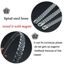 Underbust Corset 18 Spiral Steel Boned Body Shaper Women