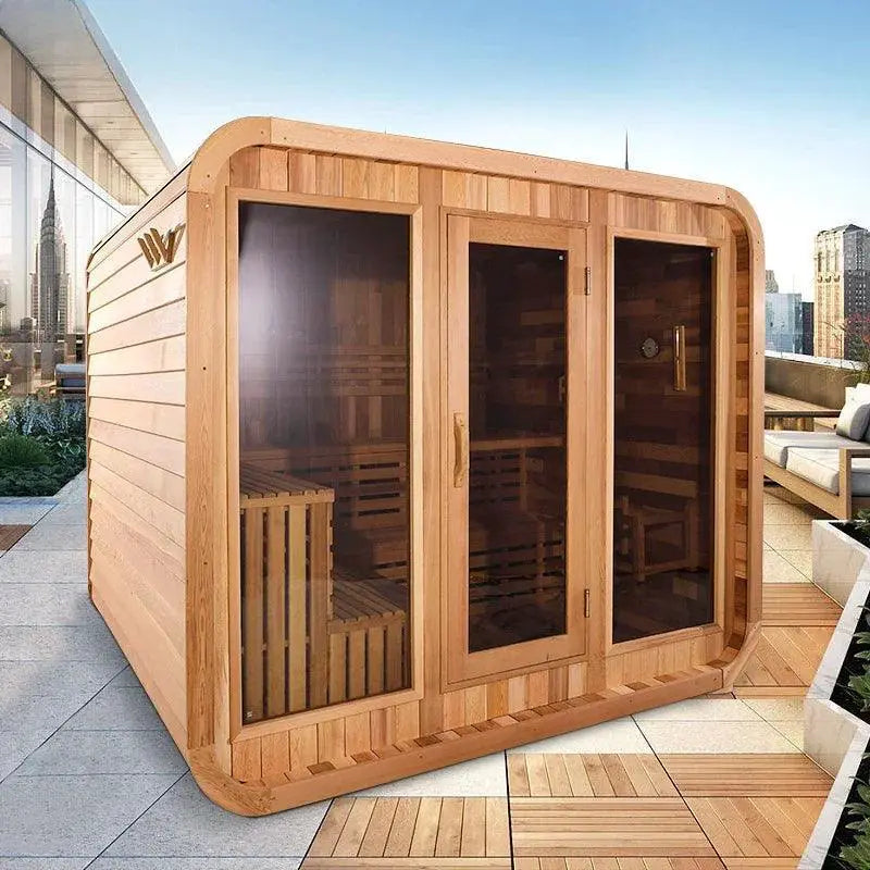 Luxury Outdoor Steam Sauna for Home Wellness Backyard Spa