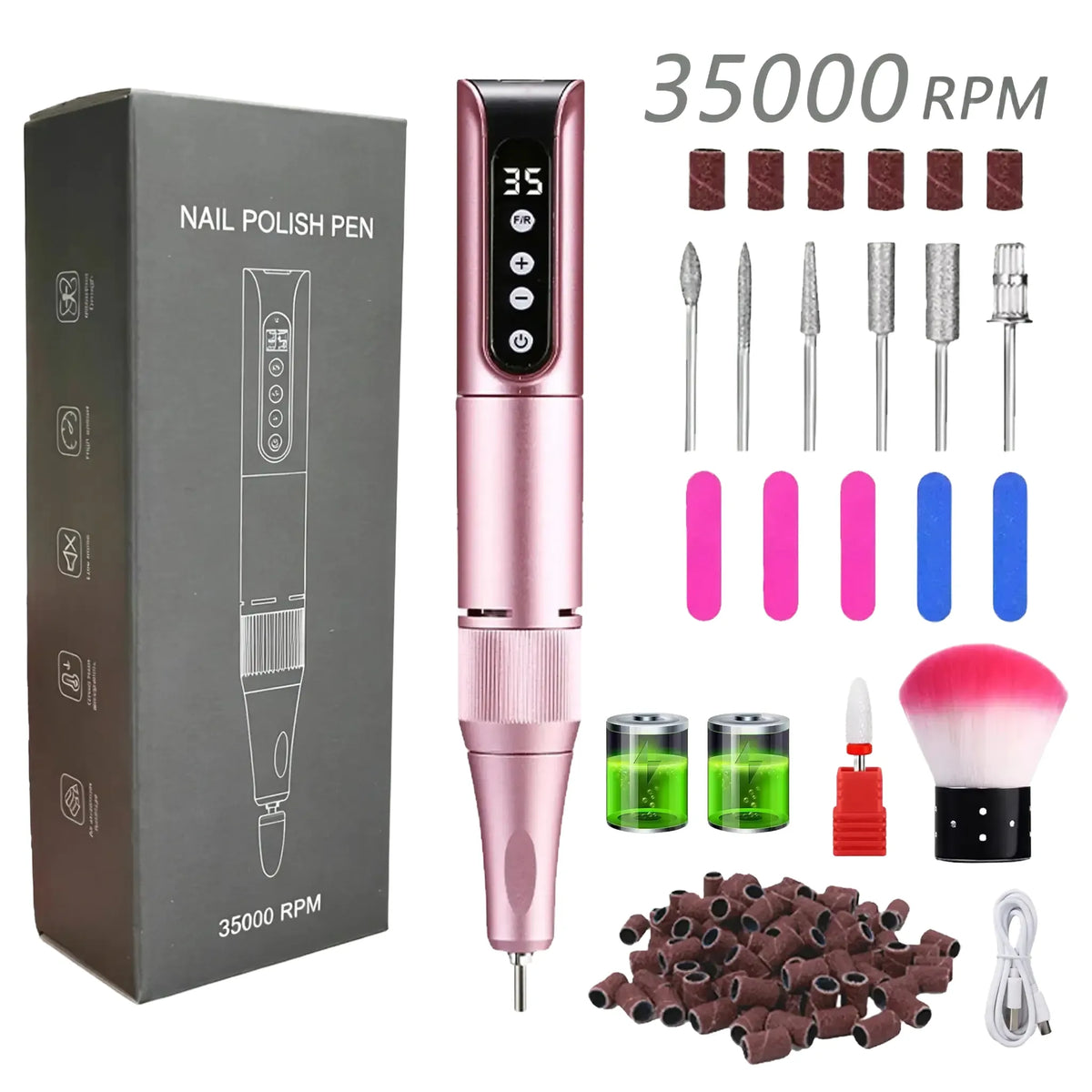 Duofu RPM USB Nail Drill Kit — product view 1