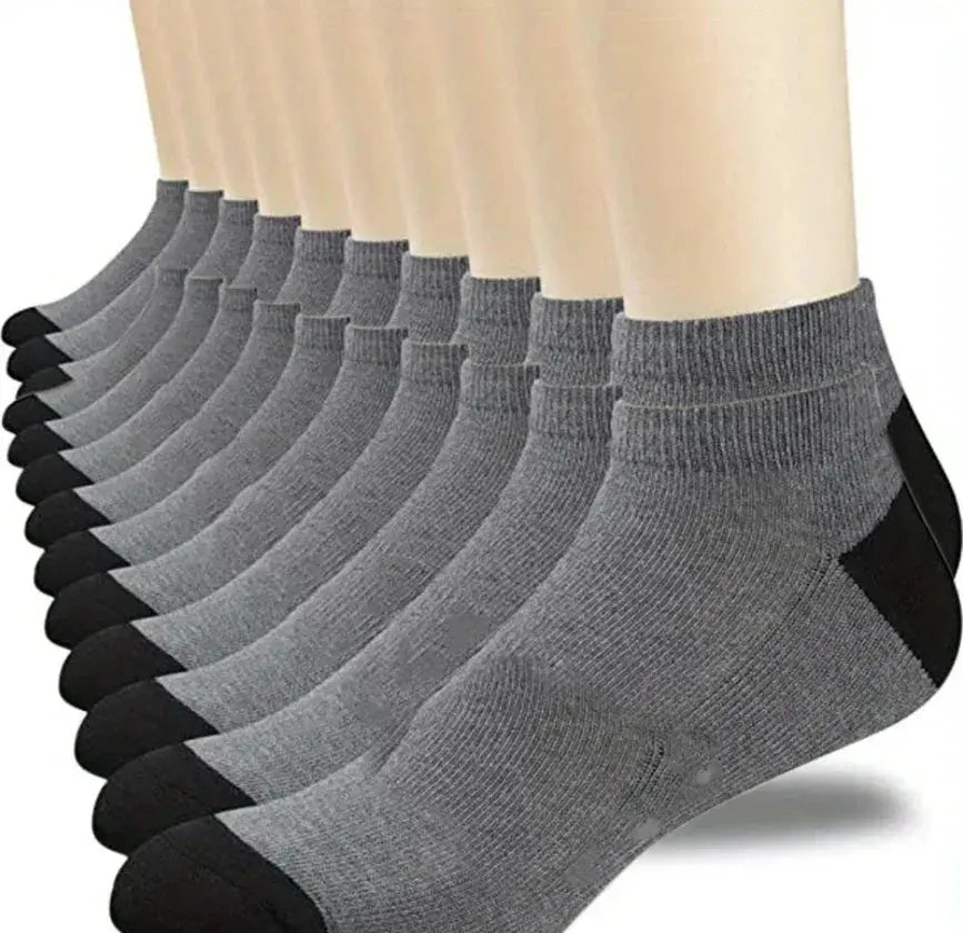 Mens Bamboo Fiber Sports Socks 5 Pairs Of Comfort Pack