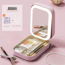 Carrying Foldable Storage Box Integrated Dormitory Mirror