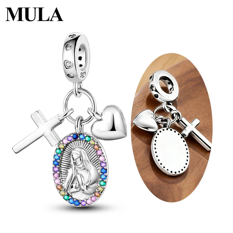 Mula Sterling Silver Charm Pendant