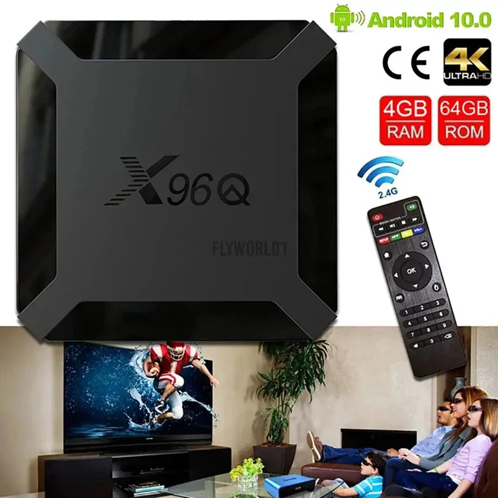 X96Q Smart TV Stick Android 10 Allwinner H313 4K Player