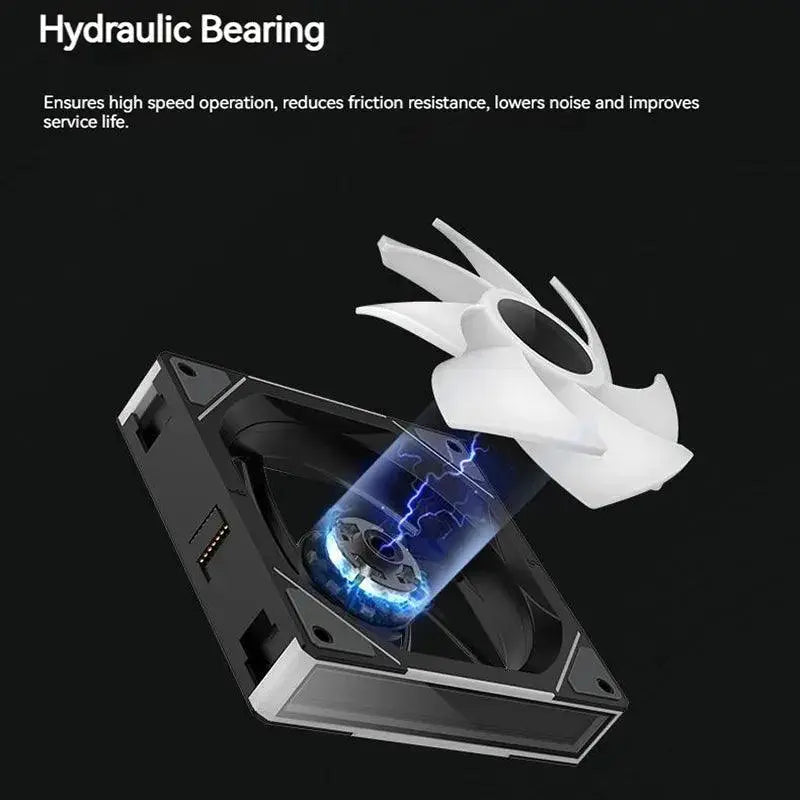 TEUCER ARGB Cooling Fan With RGB Lighting DIY Case