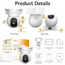 360 Coverage Smart Indoor Camera At Home