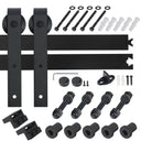 US Sliding Barn Door Hardware Kit 6.6ft 8ft 10ft Heavy Duty
