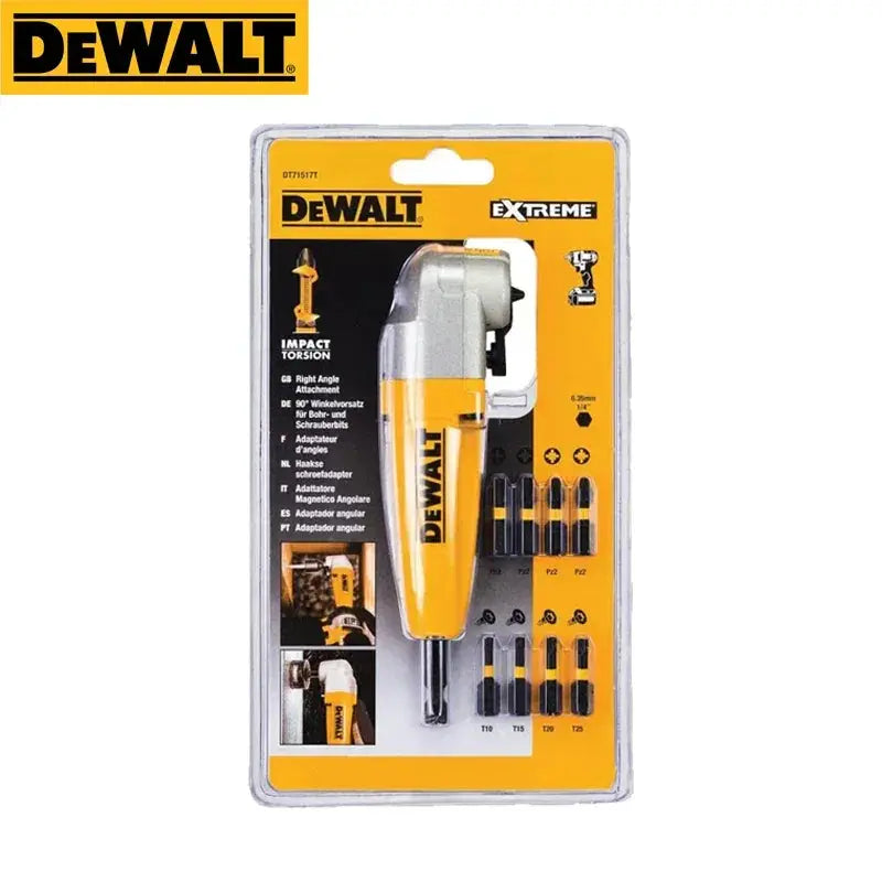 Right Angle Drill Attachment Set With 9x25MM Bits Kit