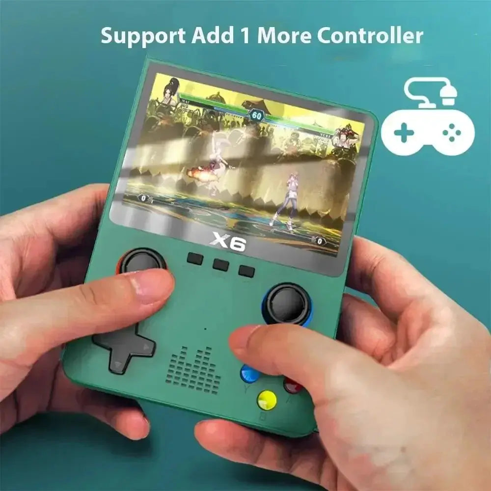 New X6 Handheld Game Console Retro 3.5 Inch IPS Screen