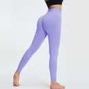 Nude Yoga Pants for Women High Waist Seamless Hip Lifting Fitness Design