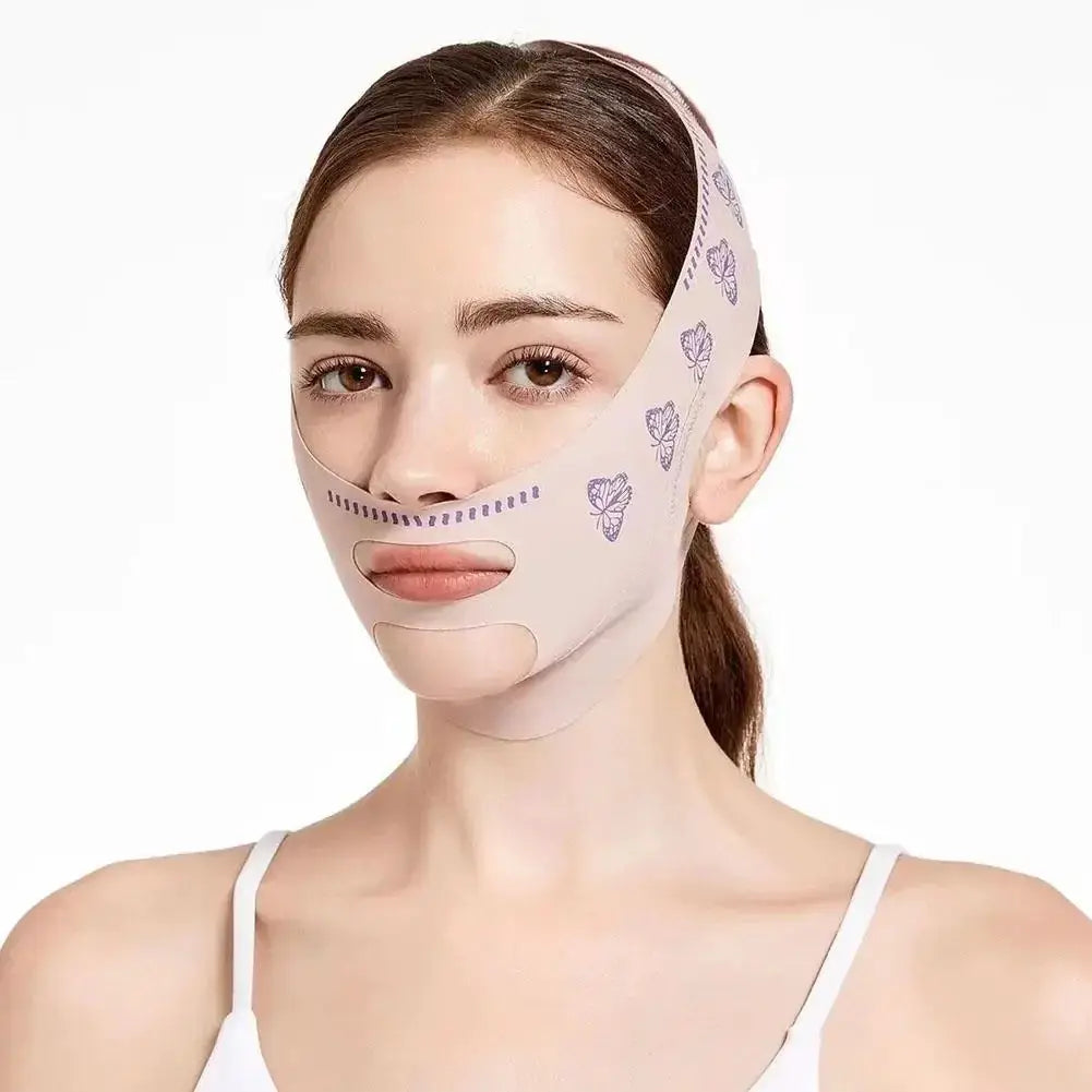 Double Deck Face Slimming Bandage And Lifting Belt