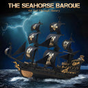 Robotime Rokr Wooden 3D Seahouse Puzzle Kit