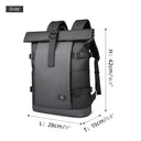 HK Waterproof Roll Top Backpack 17 Inch