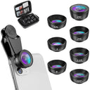 3in1 Fisheye Wide Angle Micro Camera Lens for IPhone Xiaomi