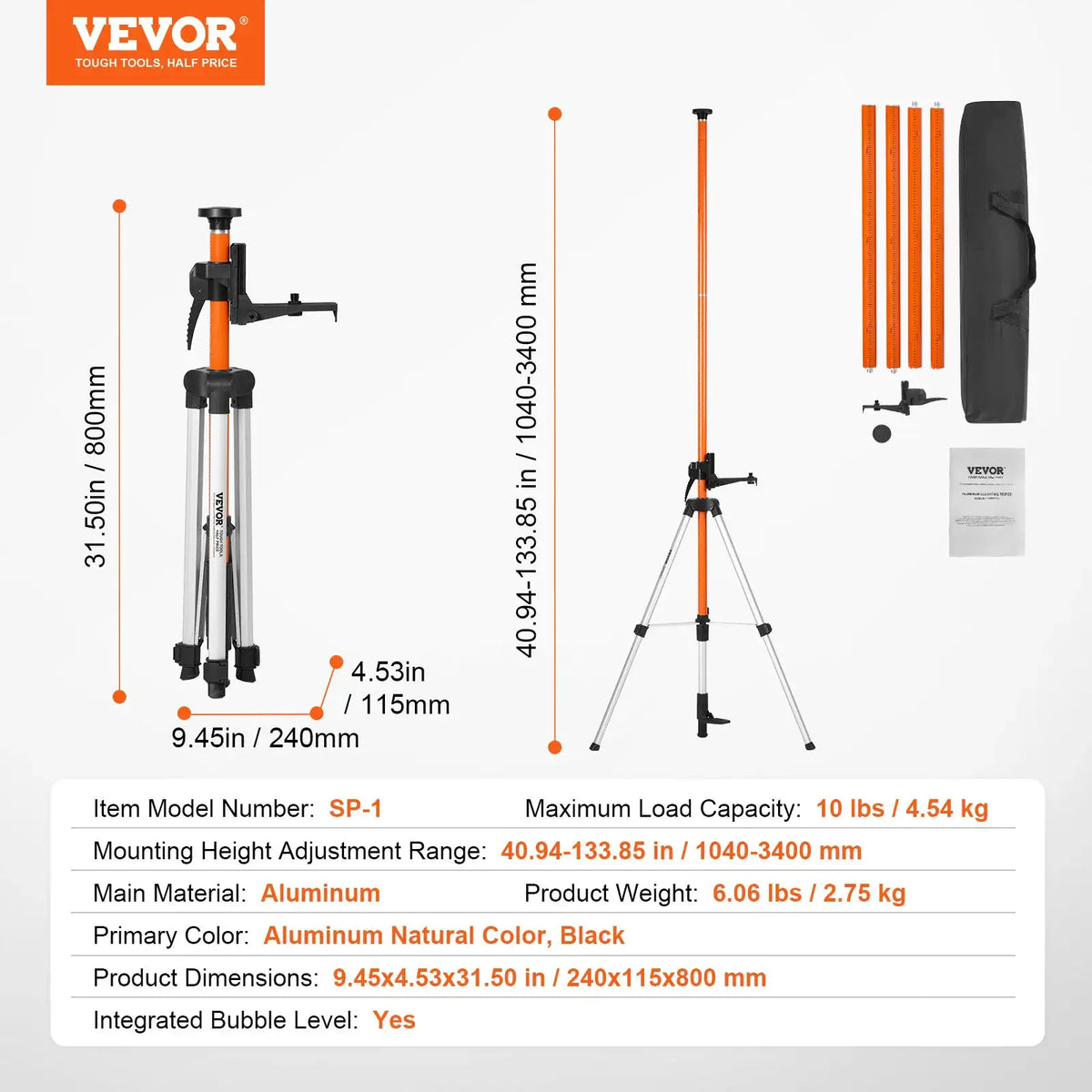 Heavy Duty Laser Level Tripod Stand — product image 7