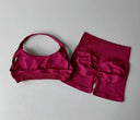 Peach High Waist Yoga Set Hip Lift Wicking