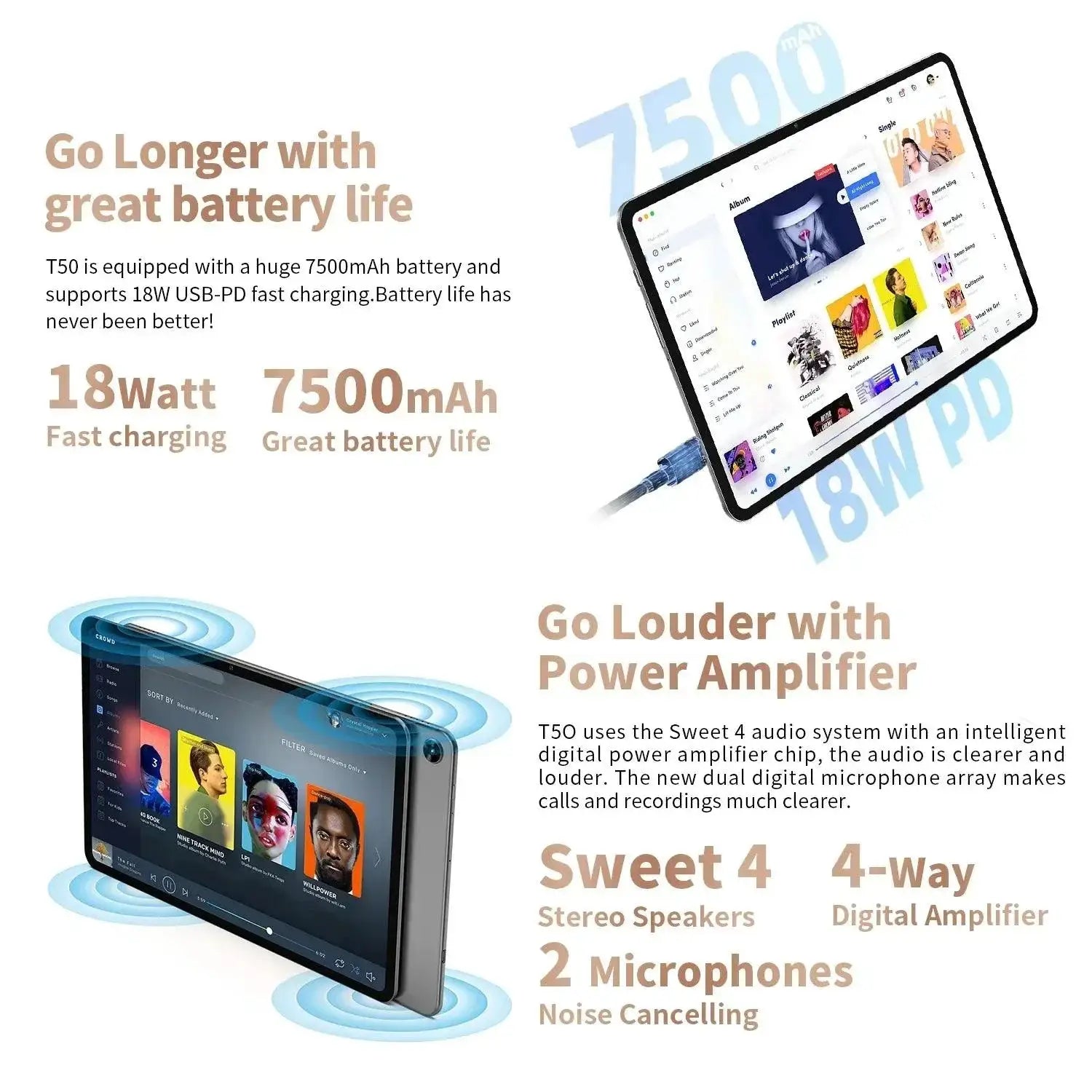 T50 Tablet 16GB RAM 256GB Storage 2K Display Powerhouse
