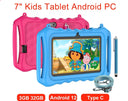 7 Inch Kids Tablet Educational Apps Bluetooth