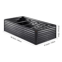 VEVOR Raised Garden Bed Kit Large Metal Planter Box Outdoor