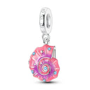Sterling Silver Charm Beads Rose