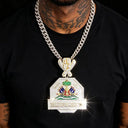 Gold Plated Full Cubic Zirconia