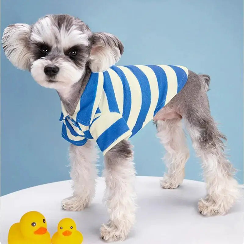 Dog Polo Shirt Stylish Summer Apparel For Dogs And Cats