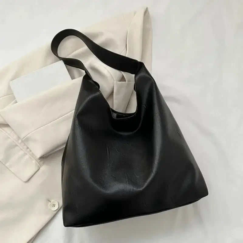 Vintage Pillow Design PU Leather Boston Handbag For Women Casual Large Capacity Shoulder Crossbody Bags Fashion Shopper Totes