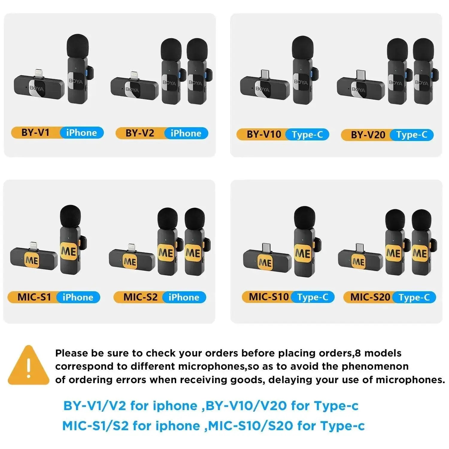 Wireless Lavalier Mic Kit For iOS And Android Devices
