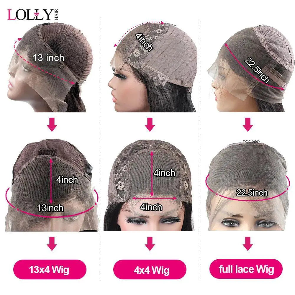 30-32 Inch Glueless Full Lace HD Lace Human Hair Wig