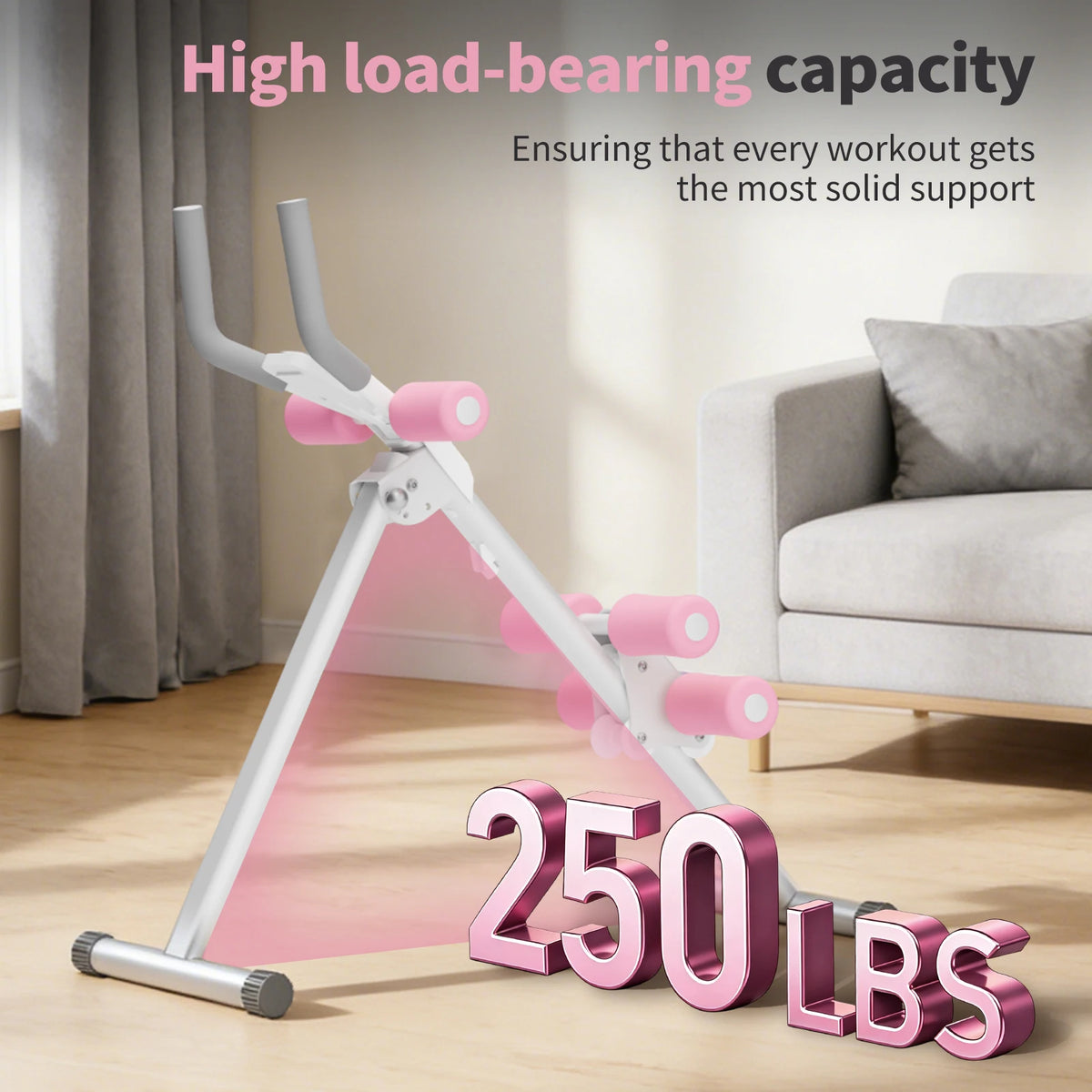 Abdominal Ab Machine Trainer Core Workout Foldable Home Gym — product view 8