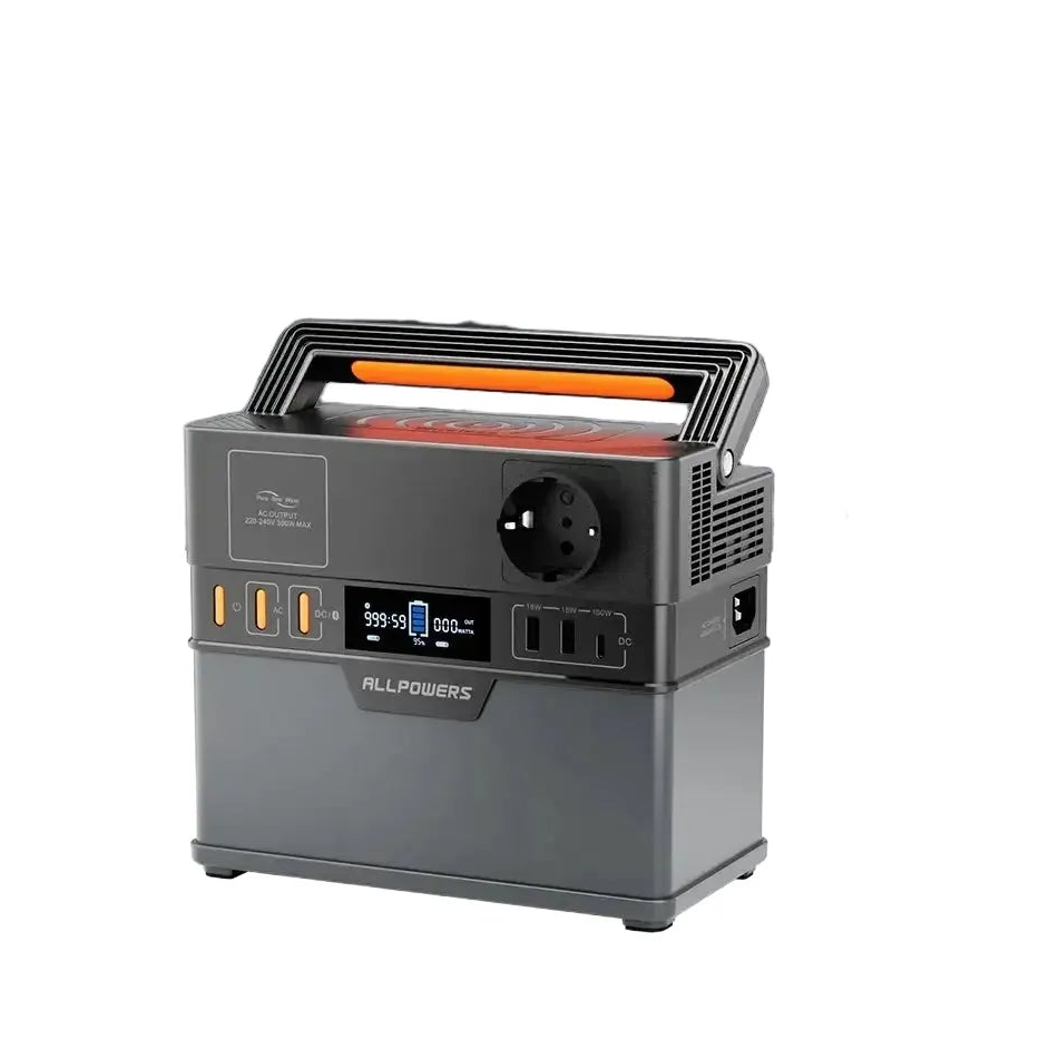 ALLPOWERS S300 PLUS Portable Power Station 288Wh Solar Generator & SP012 100W Foldable Solar Panel for Travel Camping RV Garden