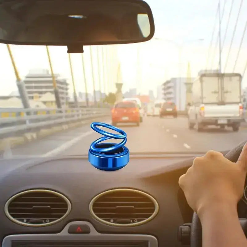 Solar Car Air Freshener Aromatherapy Decor for Vehicles