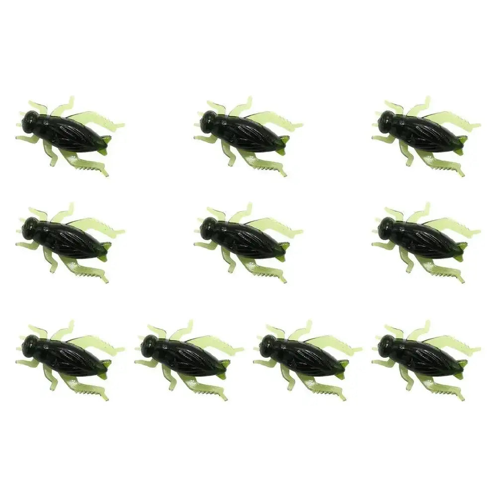 Cricket Bait Set 10Pc Artificial Fishing Lures Realistic