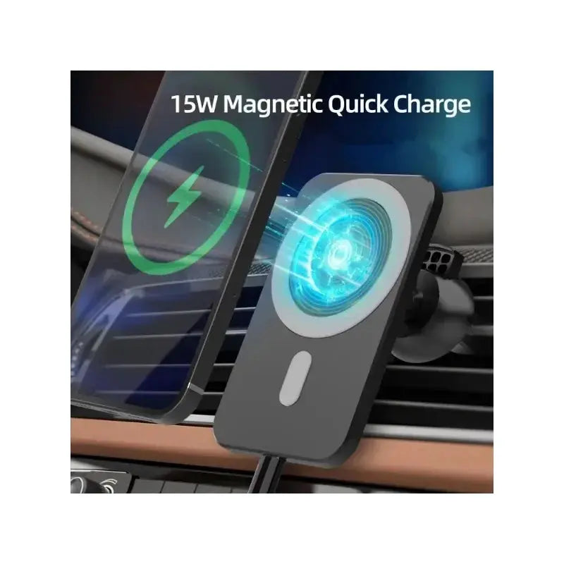Magnetic Car Wireless Charger for iPhone 15 14 13 Pro Max