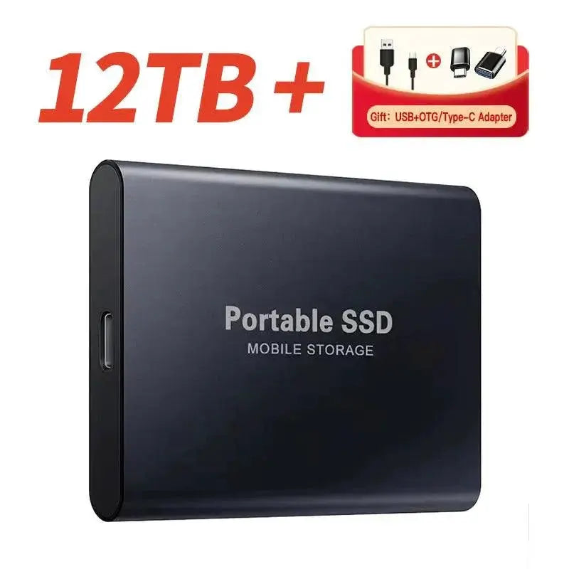 Fast External SSD for Pro On-The-Go — Blue 12TB