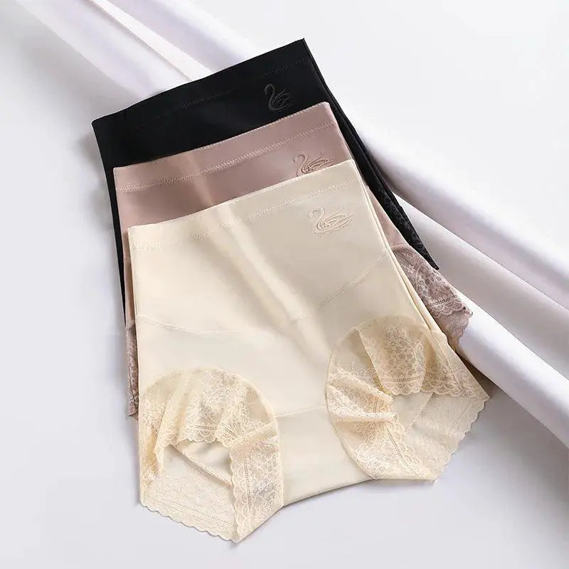 Bamboo High Waist Lace Panties For Women Comfort Everyday