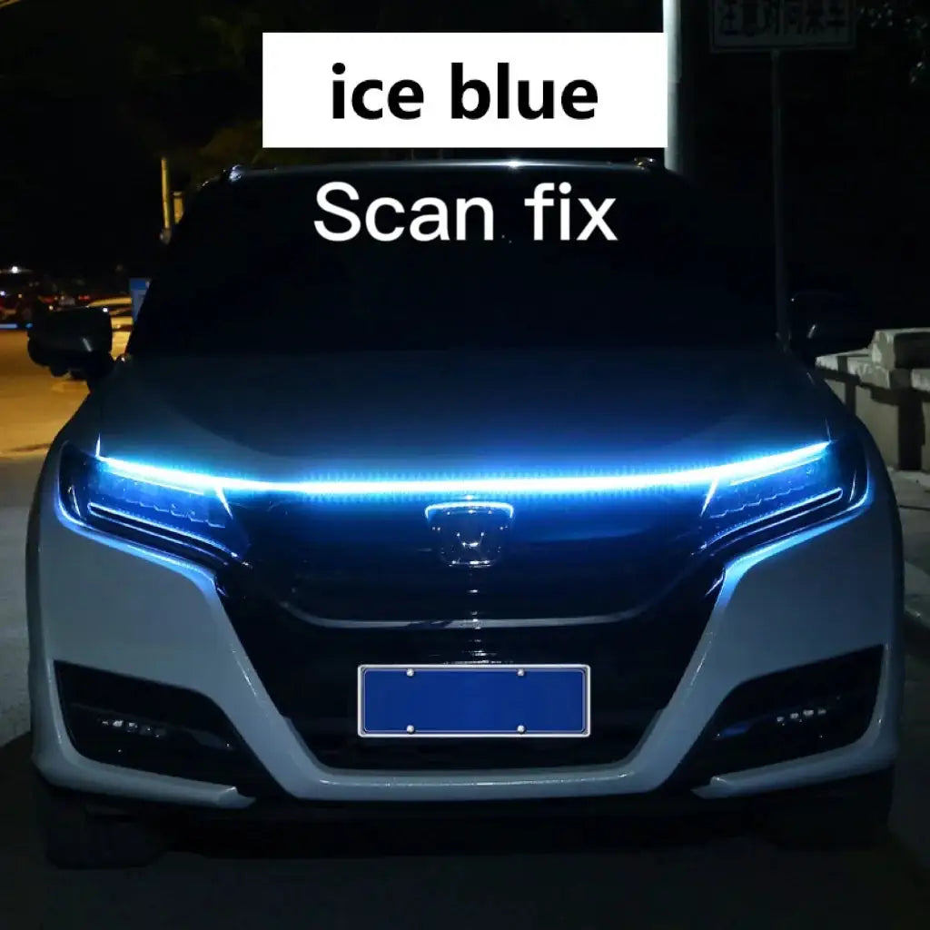 Car LED Daytime Running Light Scan Starting Car Hood Decorative — product view 9