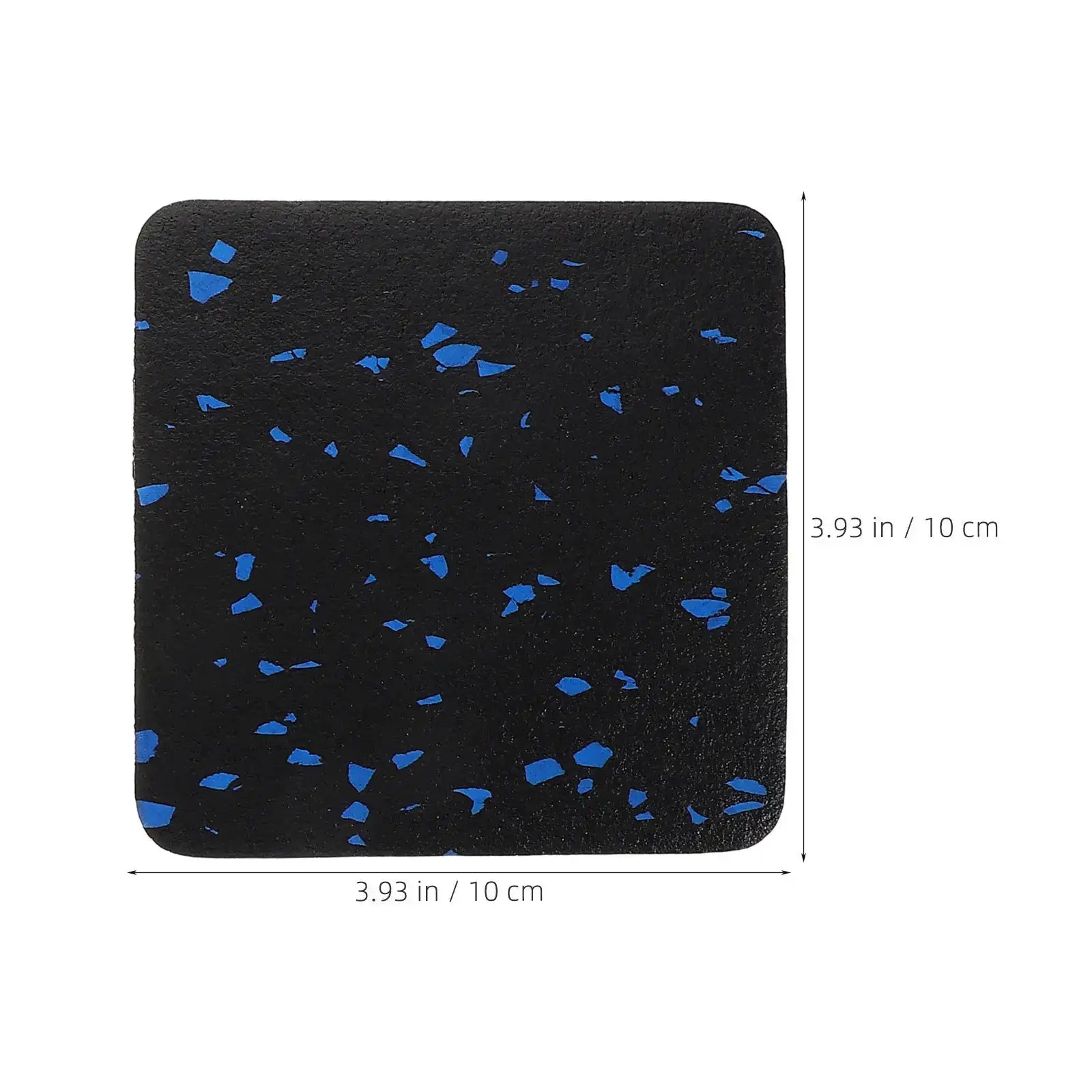 4Pcs Premium Anti Vibration Treadmill Mat Thick Cushioning Noise Cancelling Floor Protection Pad for Fitness Equipment