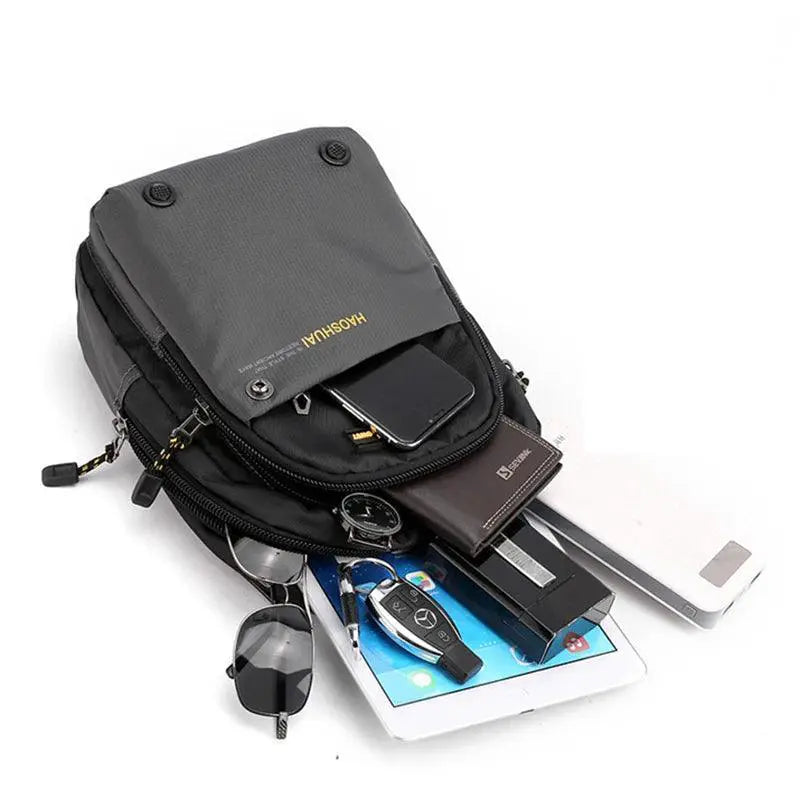 Men Small Backpack Rucksack Multi Purpose Travel Daypack
