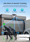 SHIWOJIA 6MP 4G SIM Card Solar Camera Outdoor Security