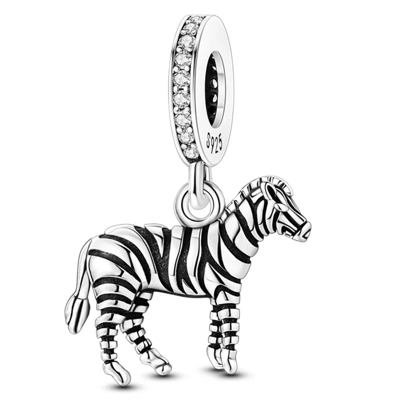Charm Beads Sterling Silver Color