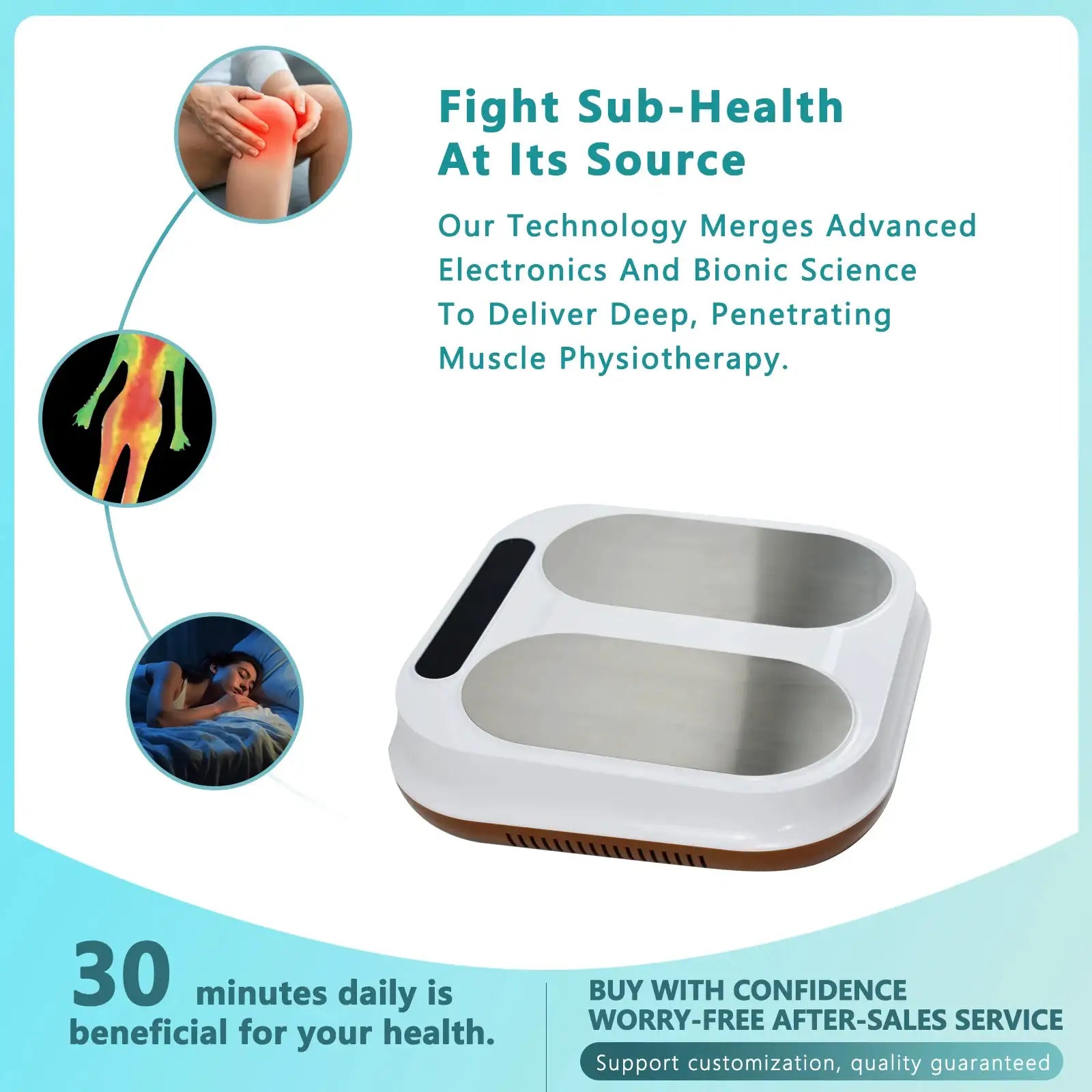 Terahertz P90 plus+ Foot Massager Laser Terahertz Blood Circulation Machine Pain Relief Device for Foot Dampness Dispelling